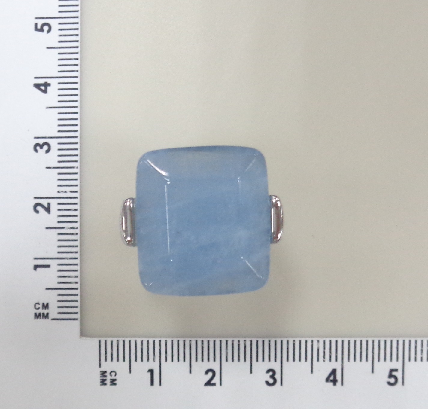 Серебряное кольцо с аквамарином